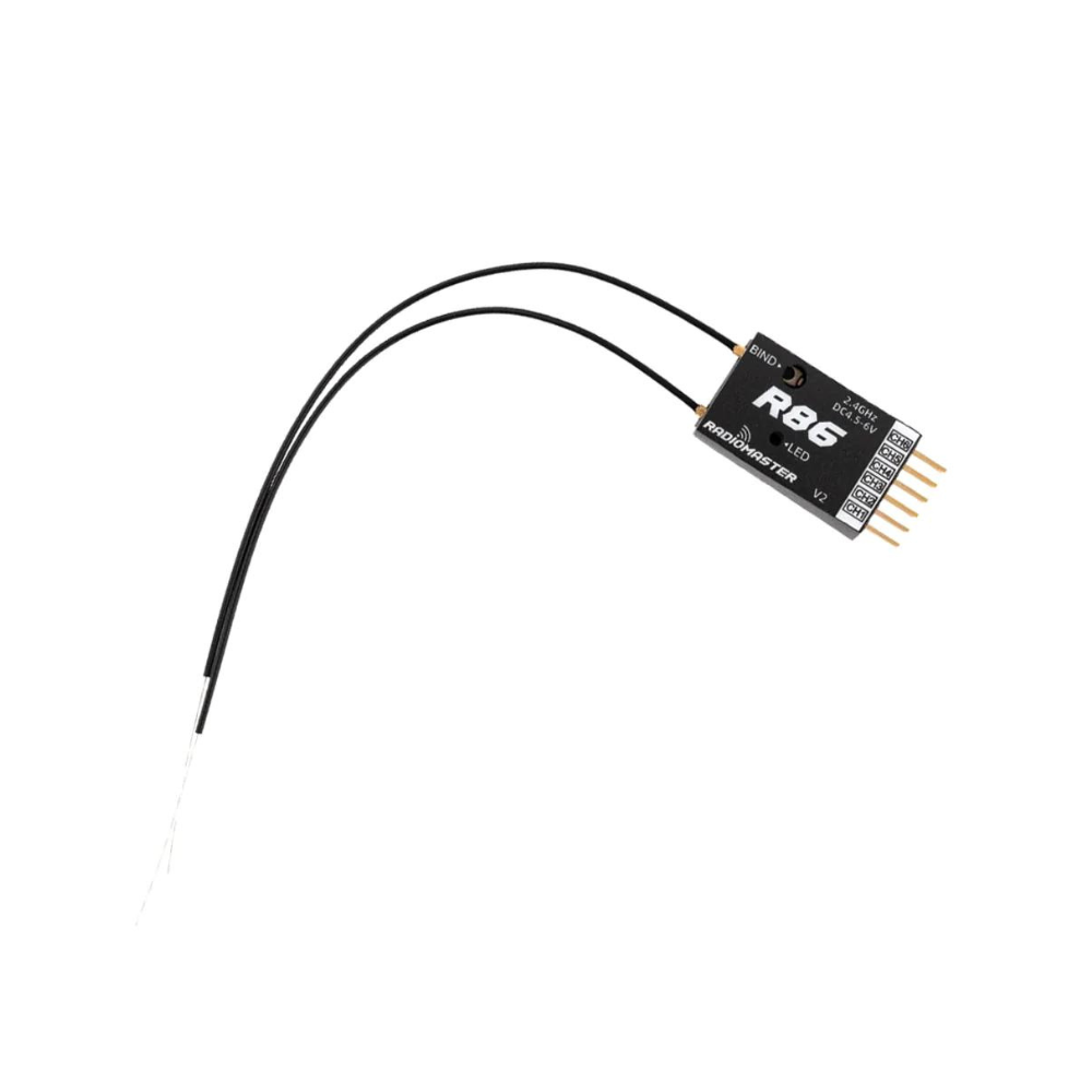 RadioMaster R86 V2 6CH Frsky D8/D16 + Futaba SFHSS Compatible PWM Receiver