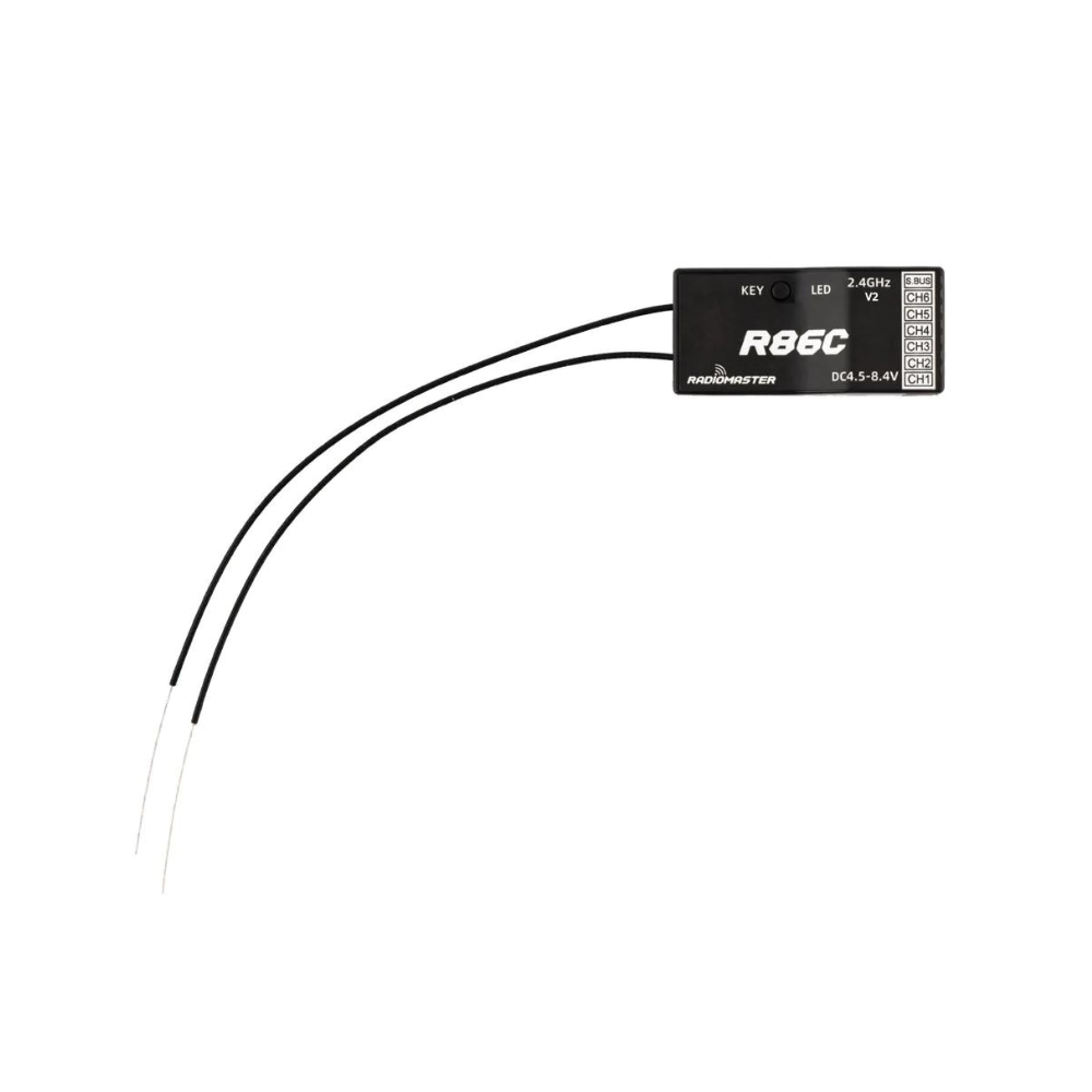 RadioMaster R86C V2 6CH Frsky D8/D16 + Futaba SFHSS Compatible PWM Receiver