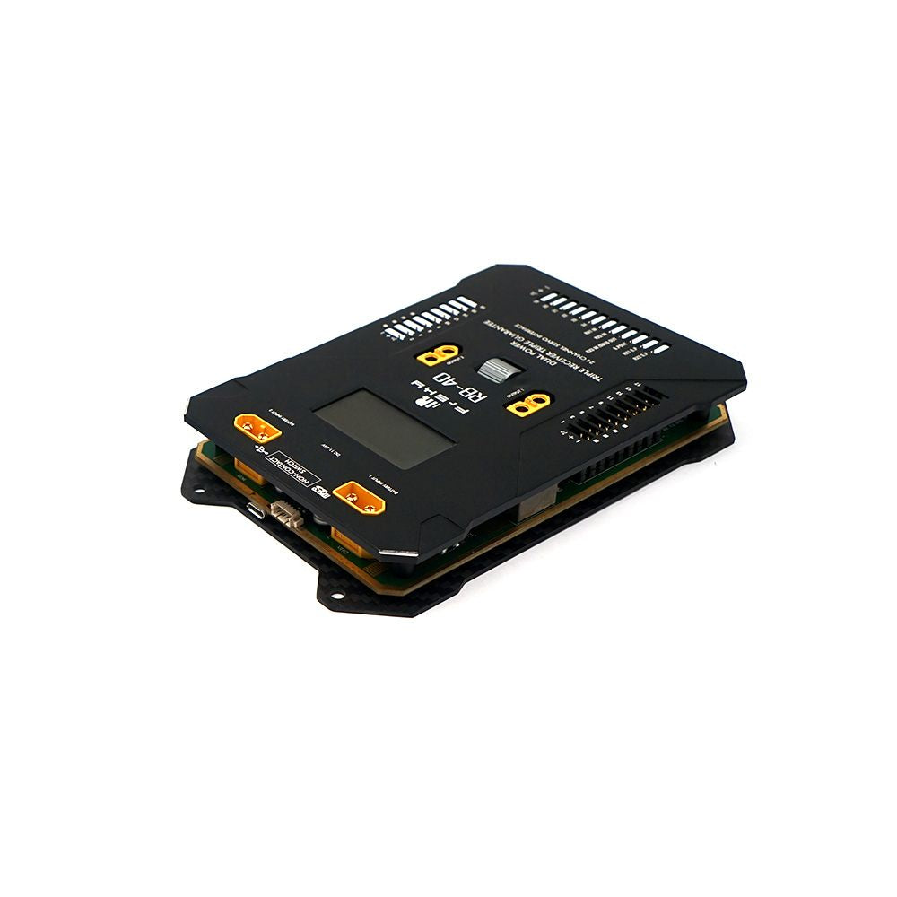 FrSky RB-40 24CH PWM Receiver Redundancy Bus w/ Menu Scroll Button & LCD Screen
