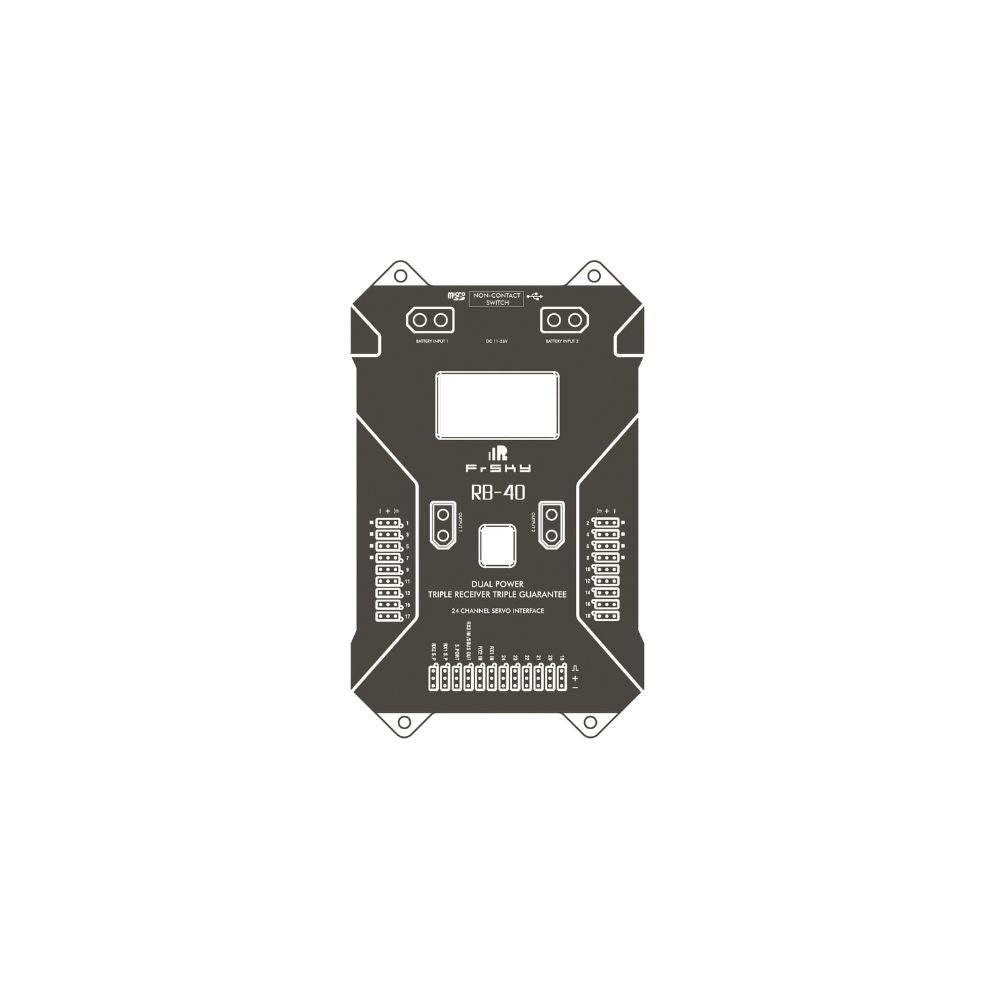 FrSky RB-40 24CH PWM Receiver Redundancy Bus Diagram