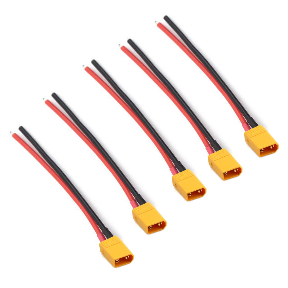 XT30 Lipo Pigtail 16AWG (5pcs)