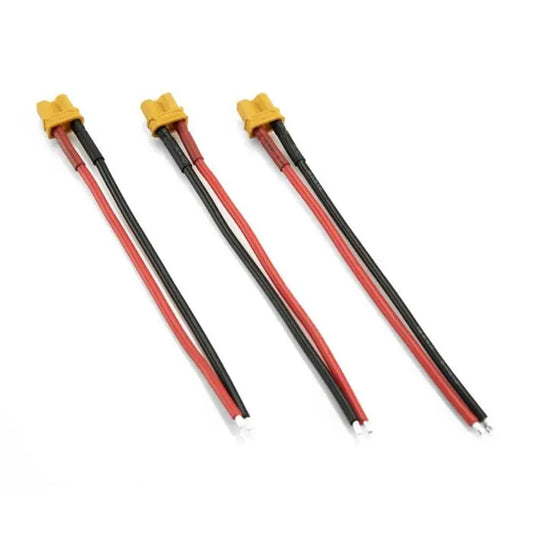 XT30U 18AWG Male/Female Pigtail (3pcs)