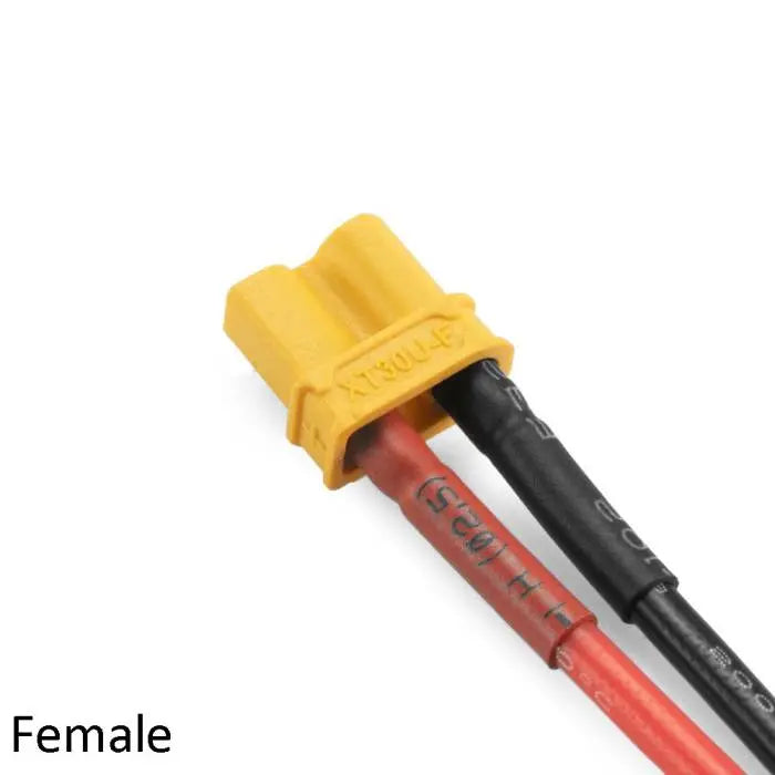XT30U 18AWG Male/Female Pigtail (3pcs)
