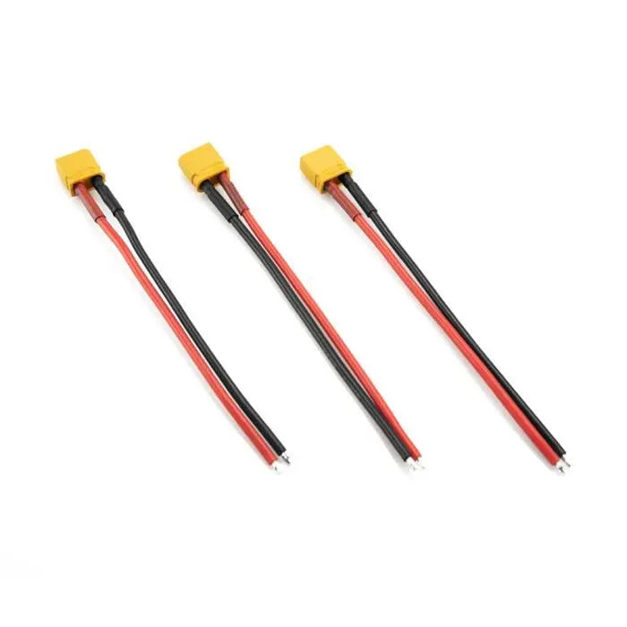 XT30U 18AWG Male/Female Pigtail (3pcs)