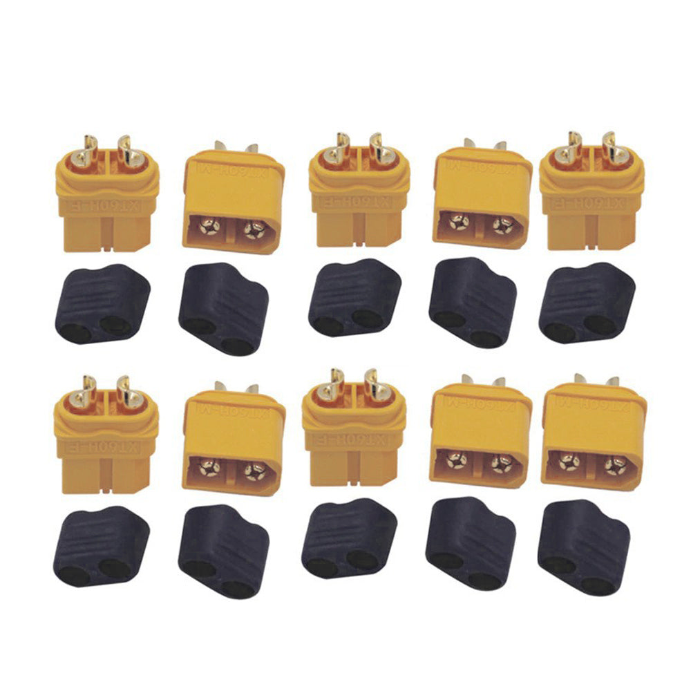Amass XT60H Power Connectors (Male + Female - 5 Sets, 10 Pcs)