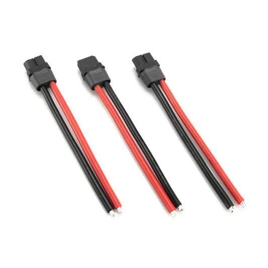 XT60H 12/14AWG Male/Female Pigtail - Black (3pcs)