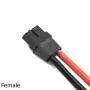 XT60H 12/14AWG Male/Female Pigtail - Black (3pcs)