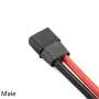 XT60H 12/14AWG Male/Female Pigtail - Black (3pcs)
