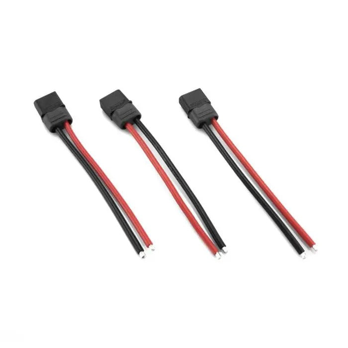 XT60H 12/14AWG Male/Female Pigtail - Black (3pcs)
