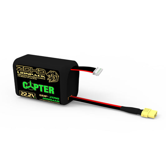 ZOHD Lionpack Copter 21700 6S1P 4000mAh 22.2V Li-ion Battery