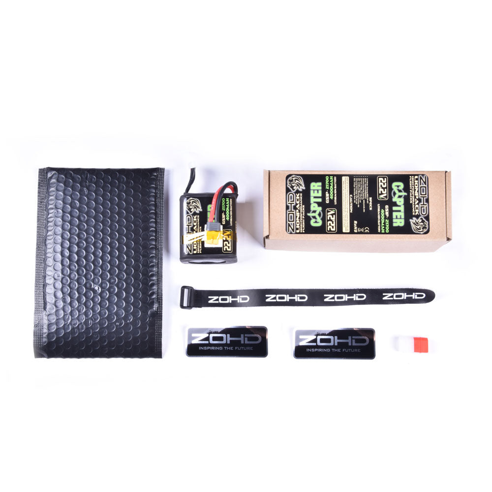 ZOHD Lionpack Copter 21700 6S1P 4000mAh 22.2V Li-ion Battery